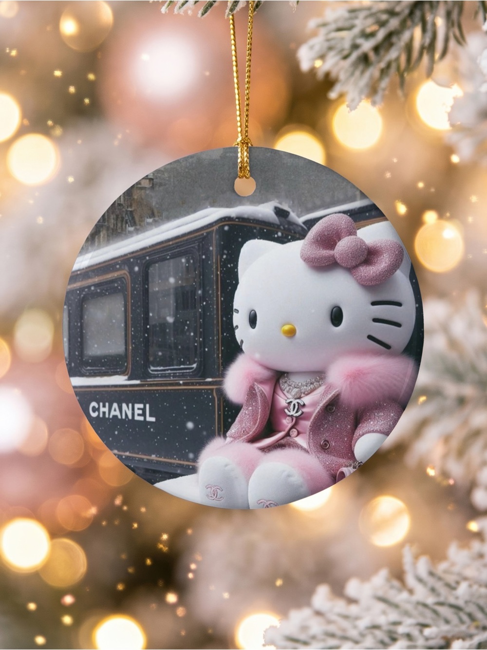 HANDMADE FASHION Ceramic Christmas Ornament